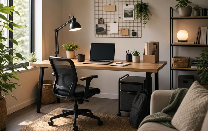 Article Image for How to Build a Productive Home Office on Any Budget